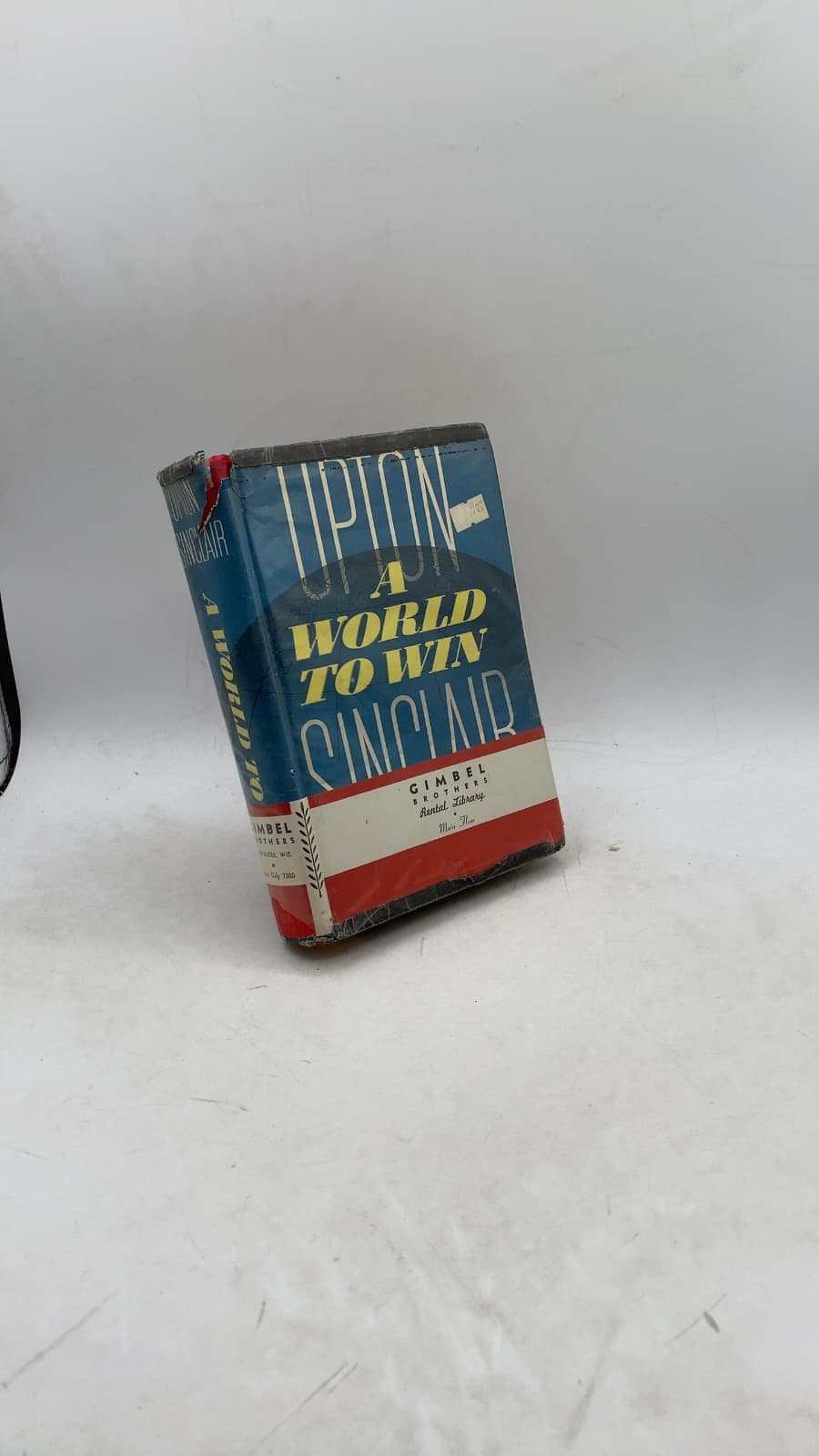 A World to Win by Upton Sinclair - front cover