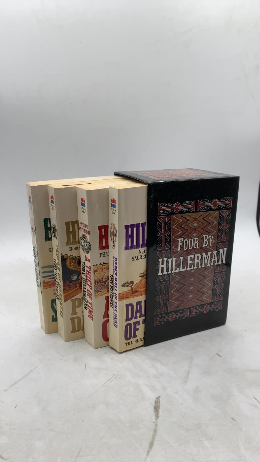 Four By Hillerman (Boxed Set: Skinwalkers, People of Darkness, A Thief of Time, Dance Hall of the Dead) by Tony Hillerman - front cover