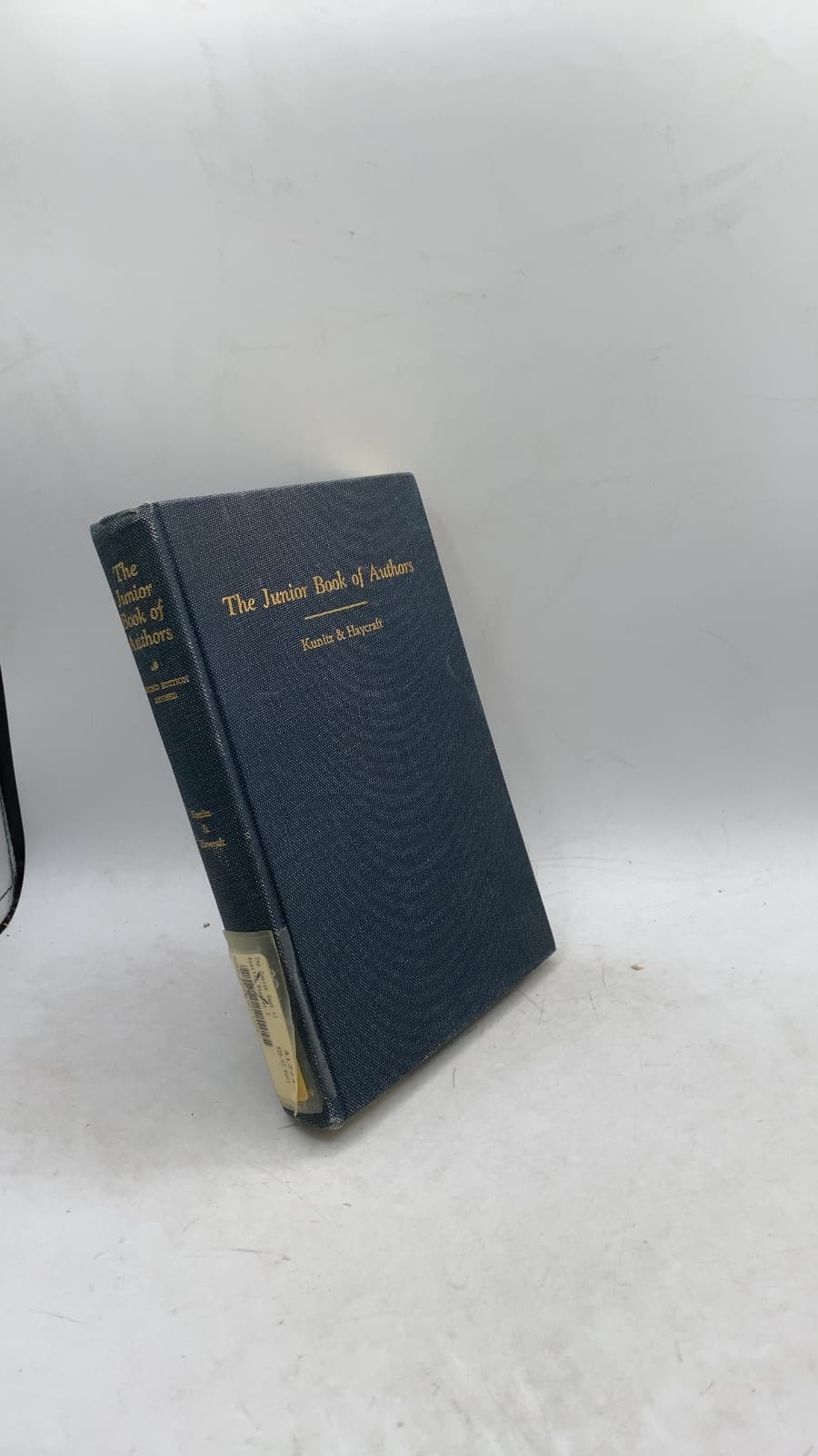 The Junior Book of Authors by Stanley J. Kunitz and Howard Haycraft - front cover