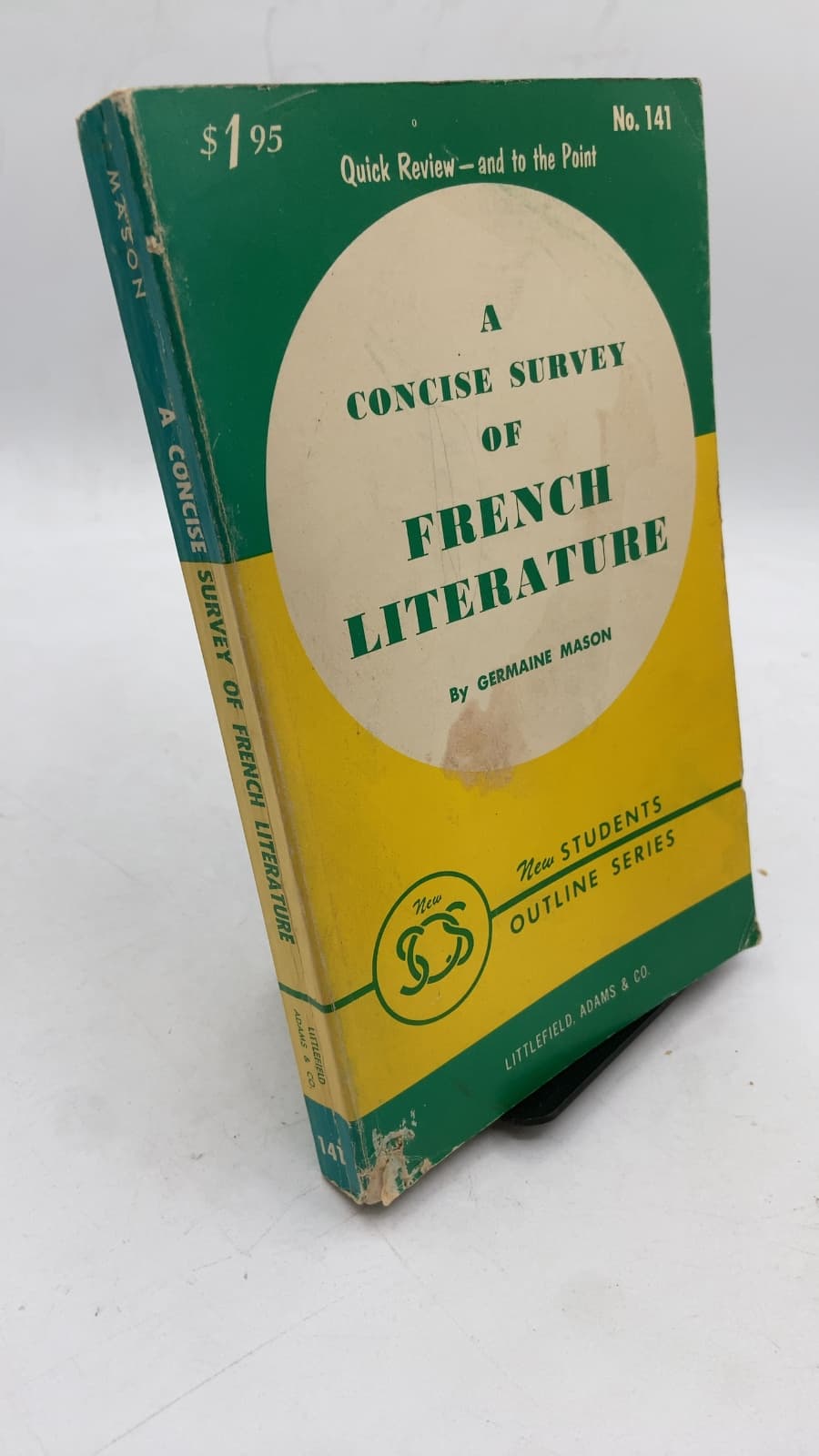 A Concise Survey of French Literature by Germaine Mason - front cover