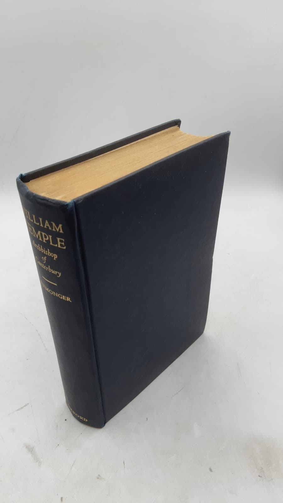 William Temple Archbishop of Canterbury His Life and Letters by F. A. Iremonger - front cover