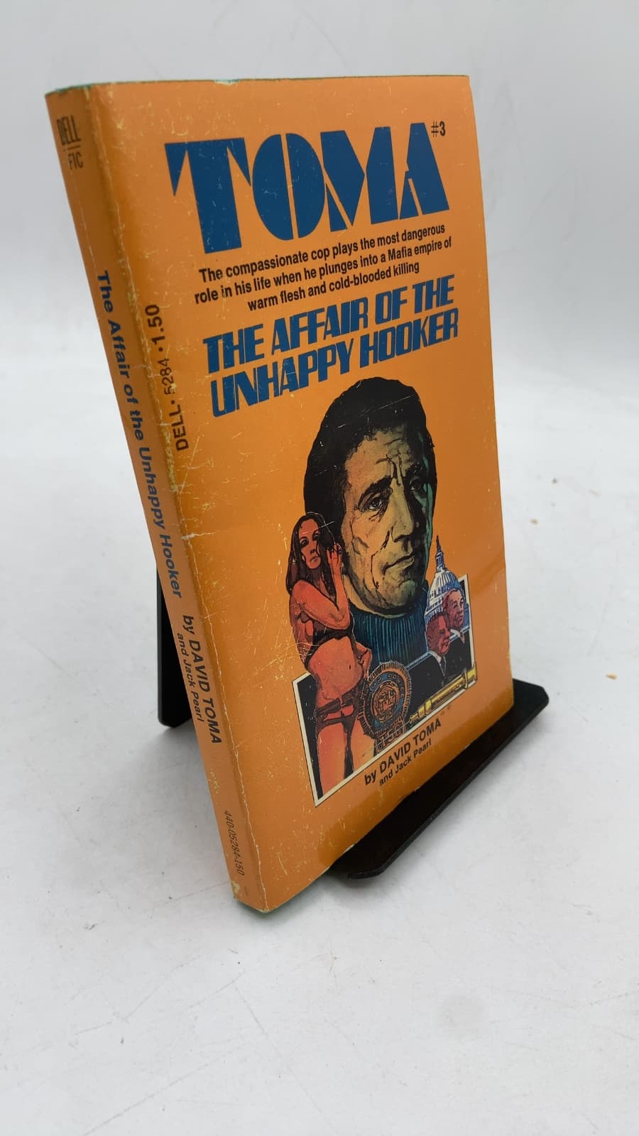 The Affair of the Unhappy Hooker by David Toma with Jack Pearl - front cover