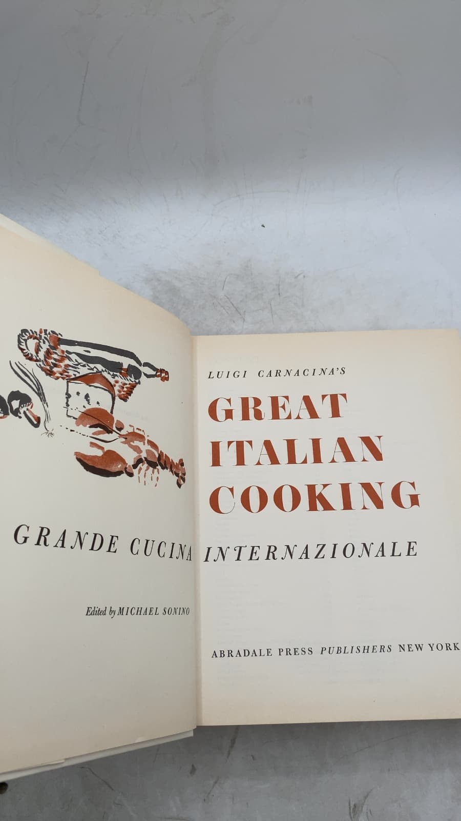 Great Italian Cooking by Luigi Carnacina - title page