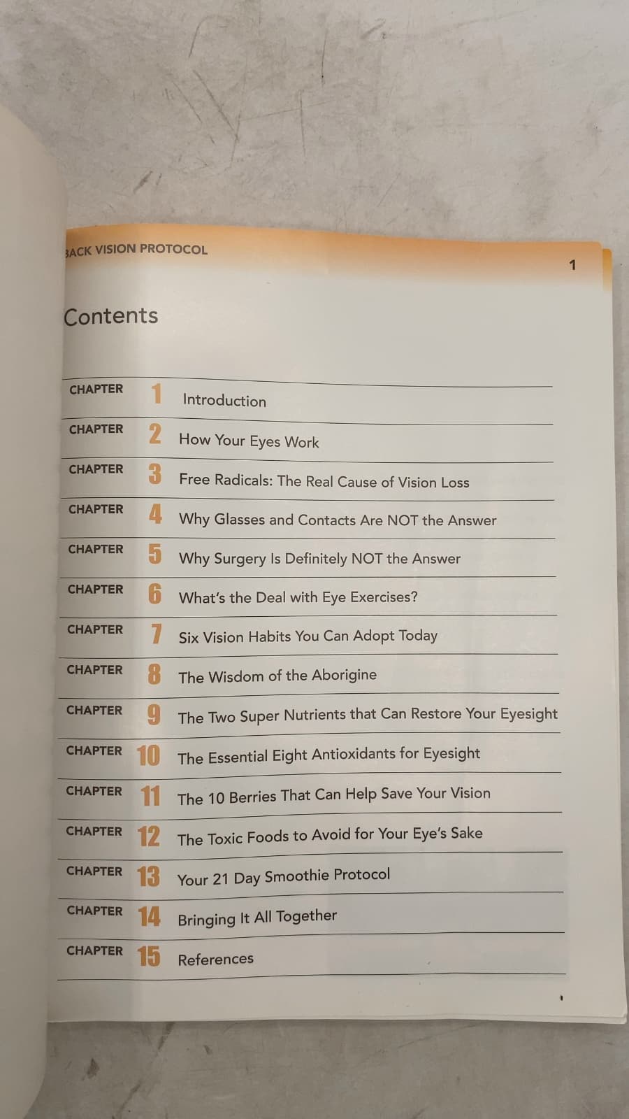The Outback Vision Protocol: Fast-Start Guide by Bill Campbell - title page