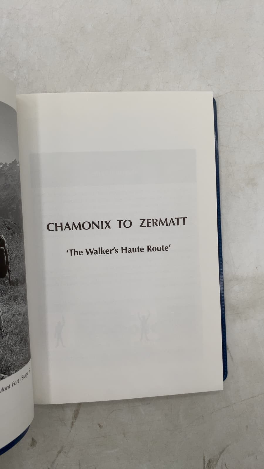 Chamonix to Zermatt: The Walker's Haute Route by Kev Reynolds - title page