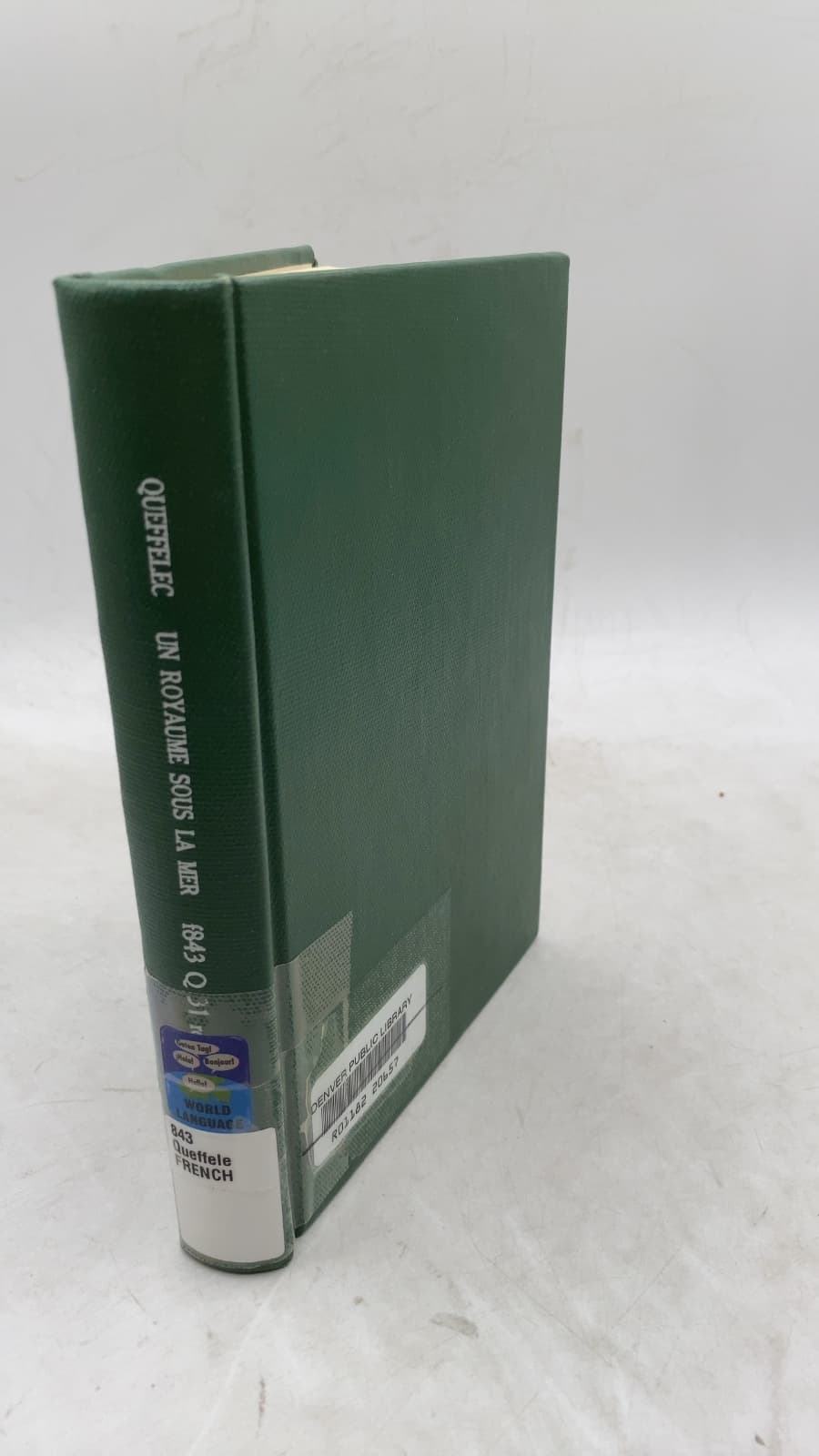 UN Royaume Sous LA MER by Henri Queffelec - front cover