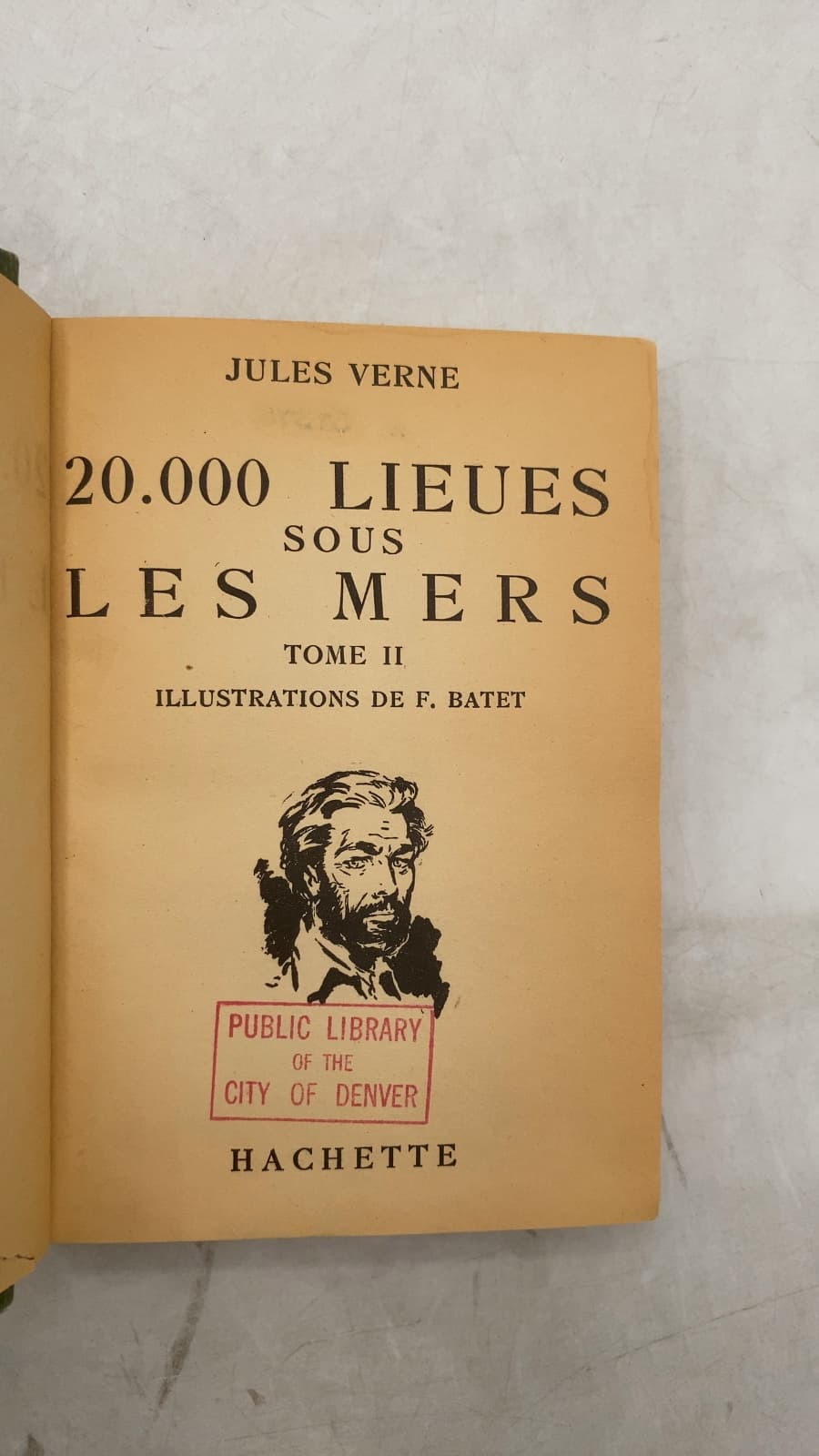 20.000 Lieues sous les mers (Tome II) by Jules Verne - title page