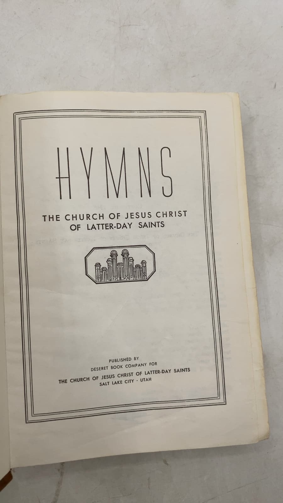 HYMNNS: The Church of Jesus Christ of Latter-day Saints - title page