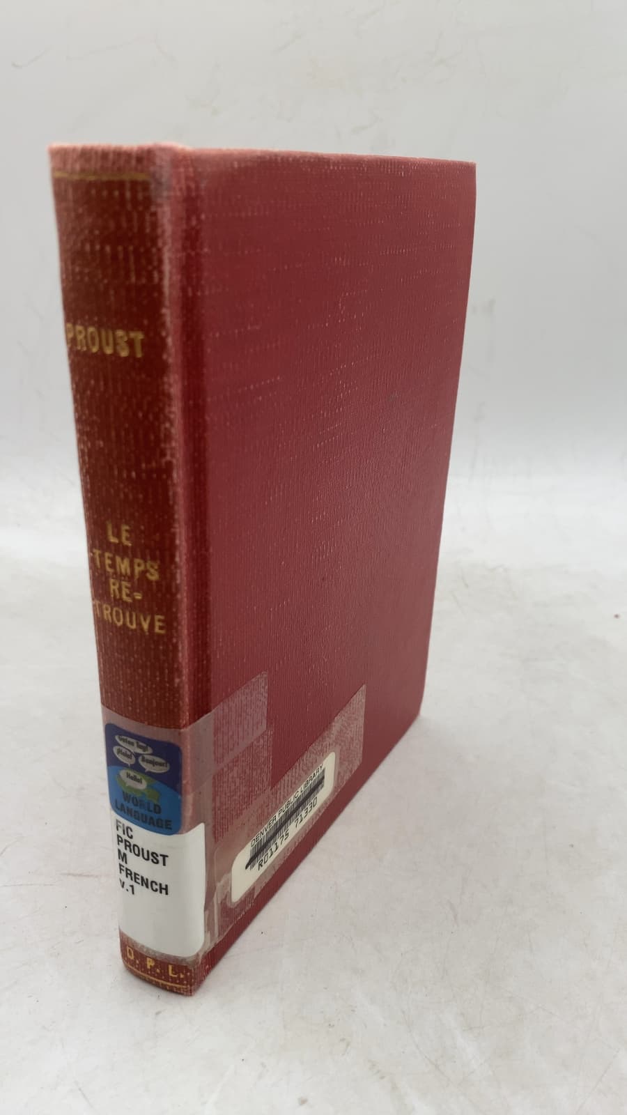 Le Temps Retrouvé (A la recherche du temps perdu, Tome VIII) by Marcel Proust - front cover