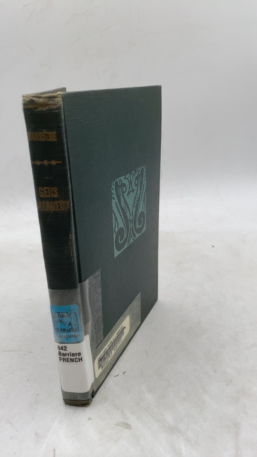 Les Gens Nerveux by Théodore Barrière & Victorien Sardou - front cover