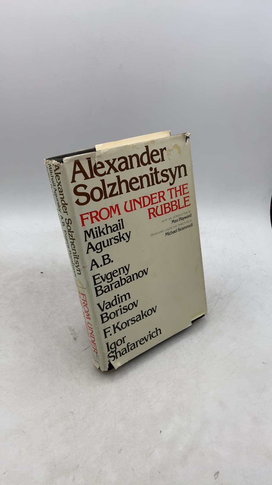 From Under the Rubble by Alexander Solzhenitsyn, Mikhail Agursky, A.B., Evgeny Barabanov, Vadim Borisov, F. Korsakov, Igor Shafarevich - front cover