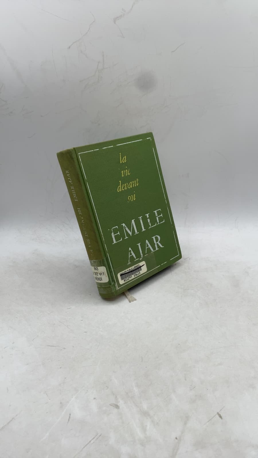 La vie devant soi by Émile Ajar - front cover
