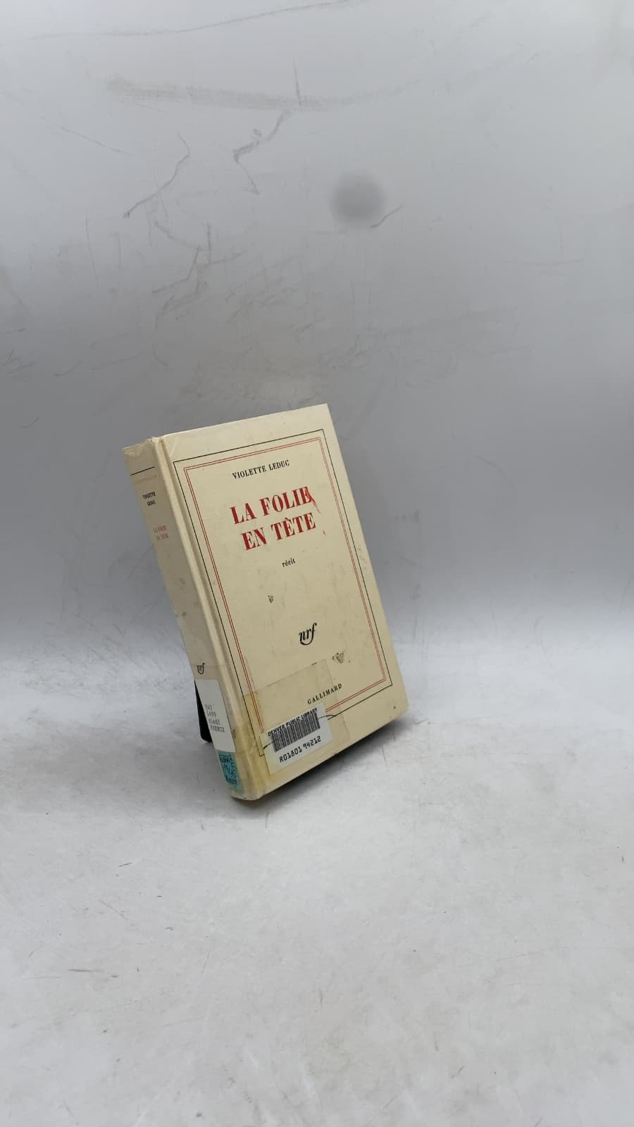 La folie en tête by Violette Leduc - front cover