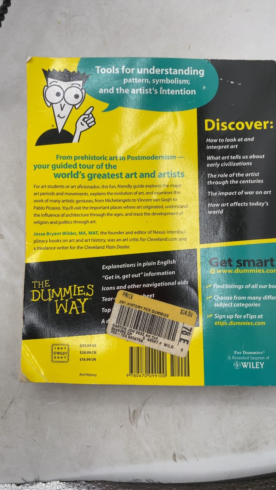 Art History For Dummies by Jesse Bryant Wilder, MA, MAT - additional view