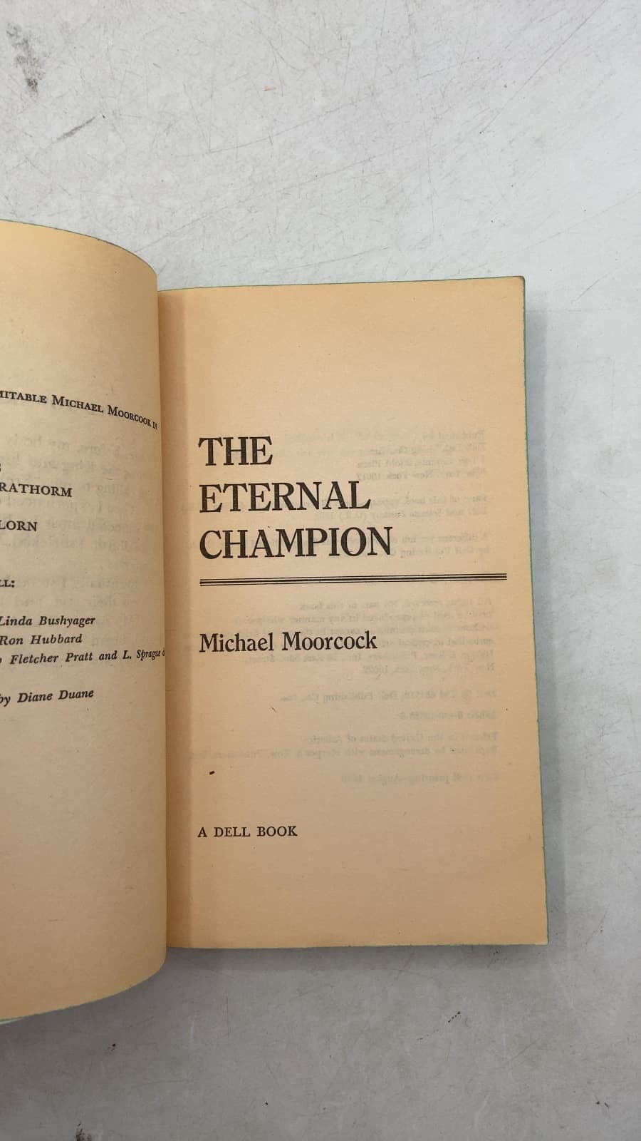 THE Eternal Champion by Michael Moorcock - title page