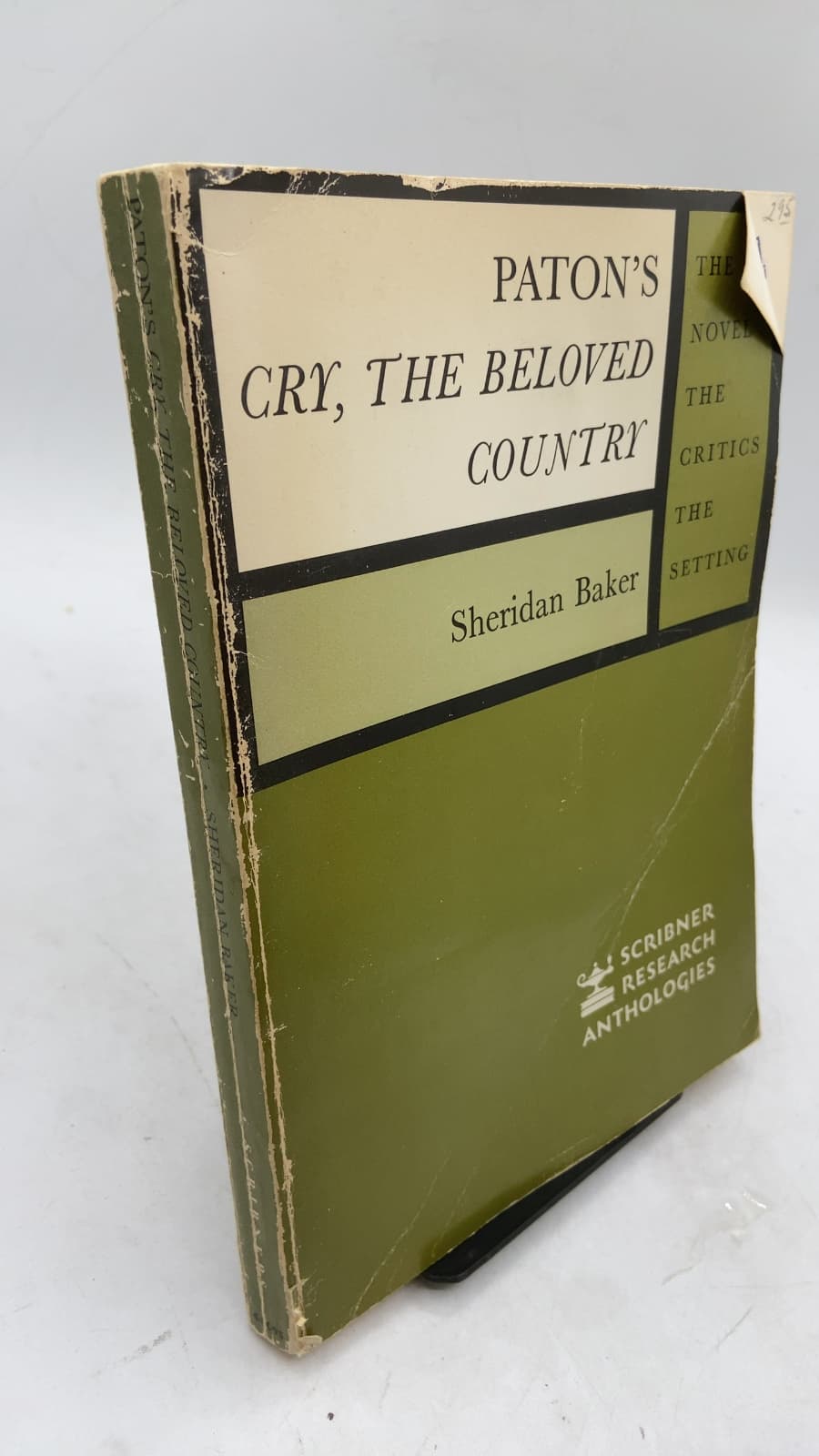 Paton's Cry, The Beloved Country: The Novel, The Critics, The Setting by Sheridan Baker - front cover