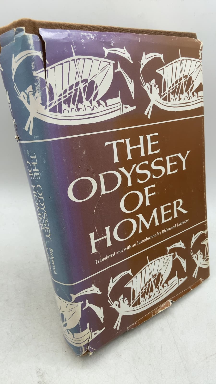 The Odyssey of Homer by Homer (Translated with an introduction by Richmond Lattimore) - front cover