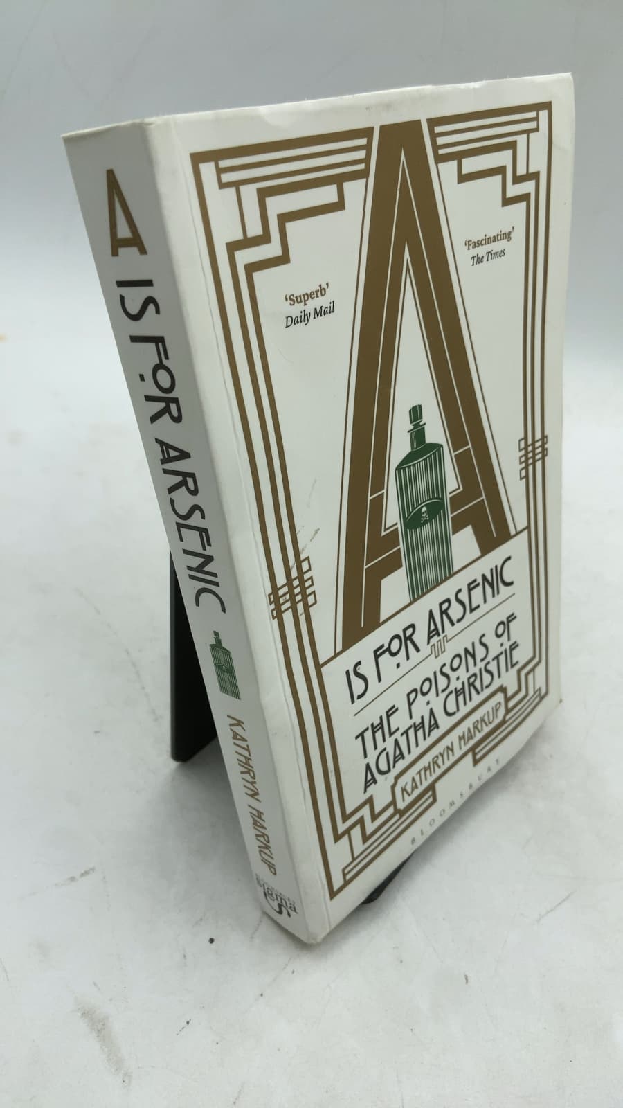 A is for Arsenic: The Poisons of Agatha Christie by Kathryn Harkup - front cover