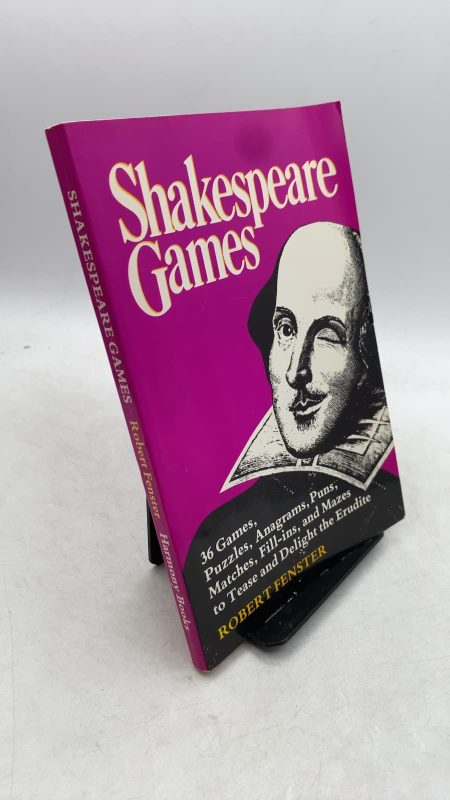 Shakespeare Games by Robert Fenster - front cover