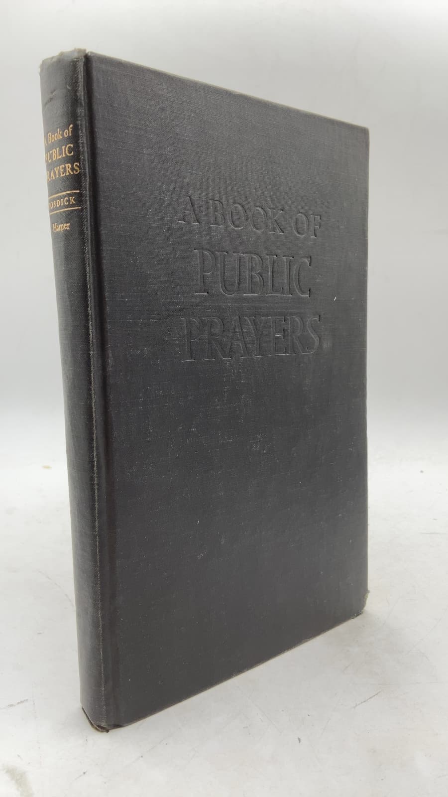 A Book of Public Prayers by Harry Emerson Fosdick - front cover