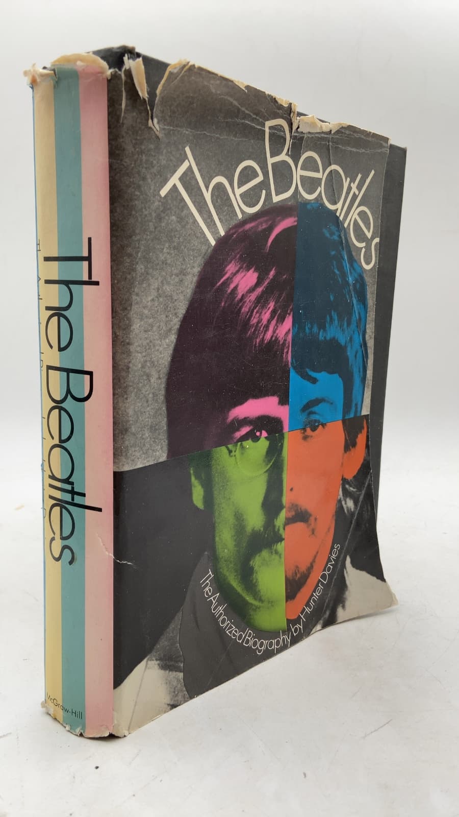 The Beatles: The Authorized Biography by Hunter Davies - front cover