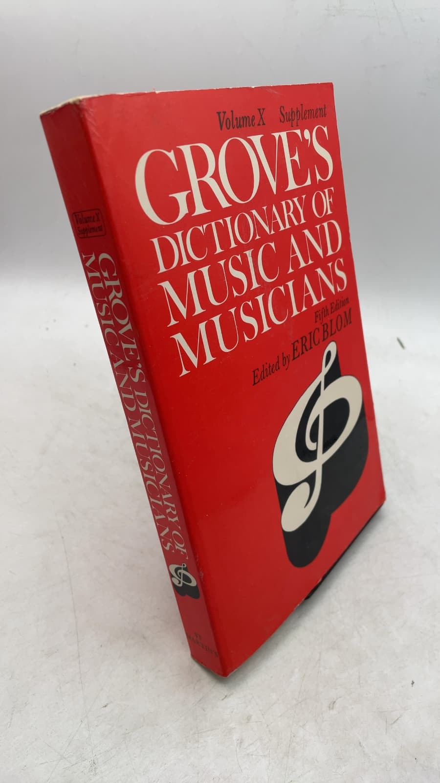 Grove's Dictionary of Music and Musicians: Supplementary Volume to the Fifth Edition by Eric Blom (Editor), Denis Stevens (Associate Editor) - front cover