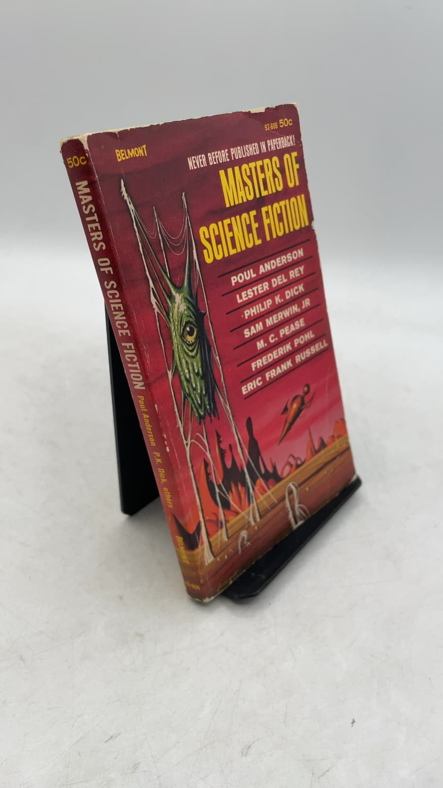 Masters of Science Fiction by Poul Anderson, Lester del Rey, Philip K. Dick, Sam Merwin, Jr., M. C. Pease, Frederik Pohl, Eric Frank Russell - front cover