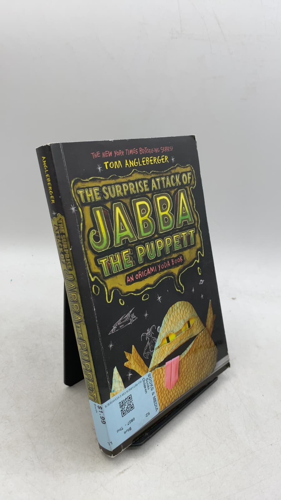 The Surprise Attack of Jabba the Puppett by Tom Angleberger - front cover