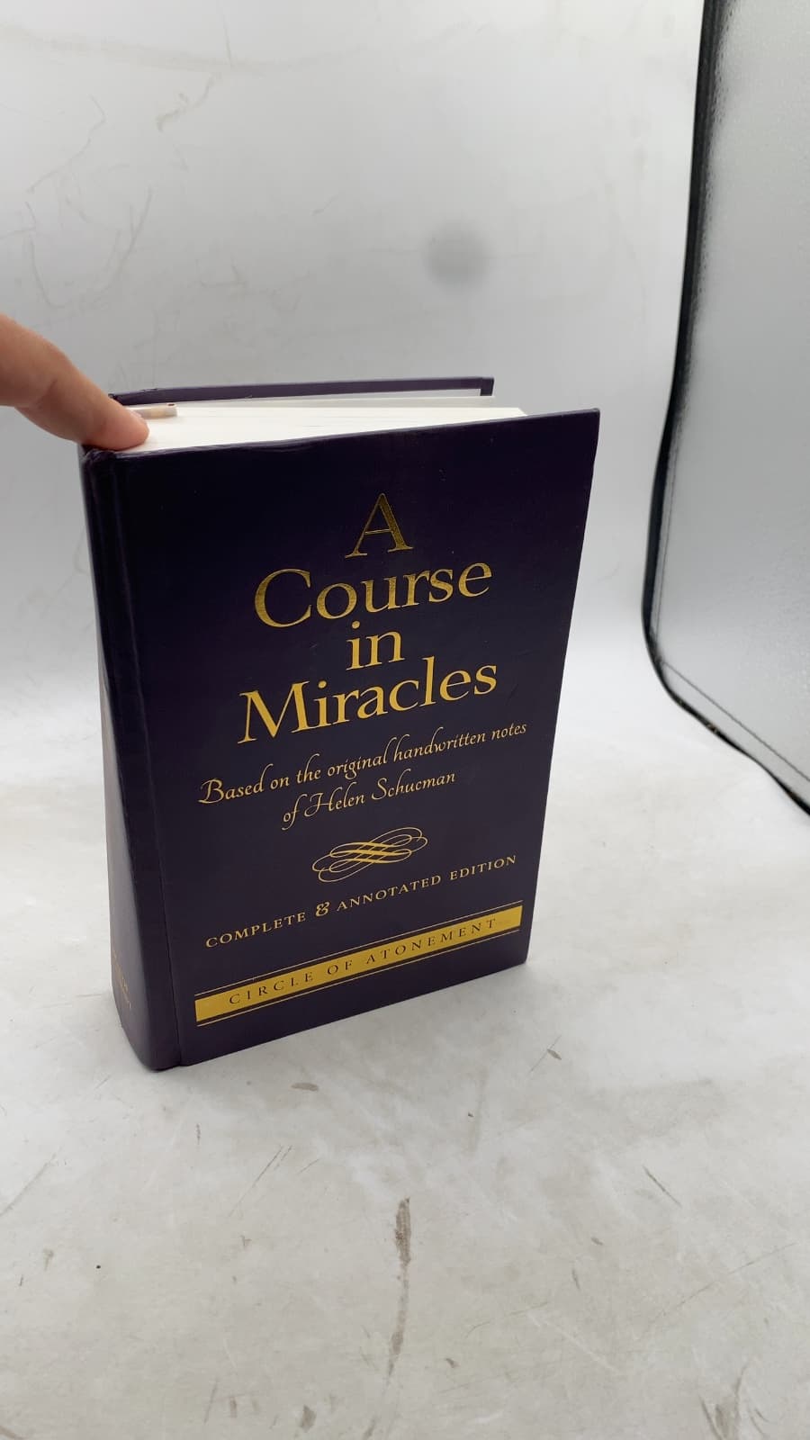 A Course in Miracles: Complete & Annotated Edition by Helen Schucman - front cover