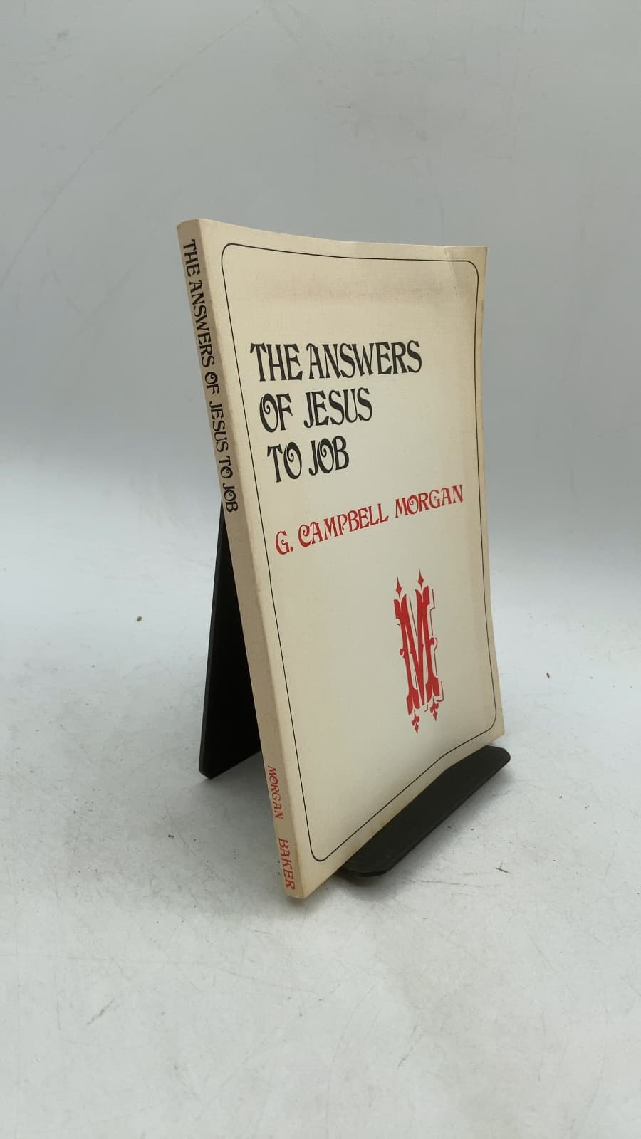 THE Answers OF Jesus TO JOB by G. Campbell Morgan, D.D. - front cover