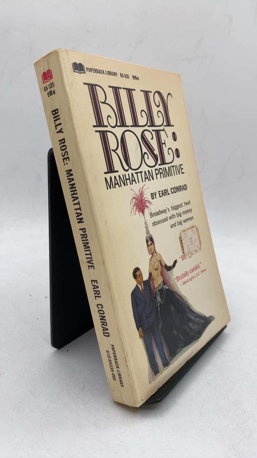 Billy Rose: Manhattan Primitive by Earl Conrad - front cover