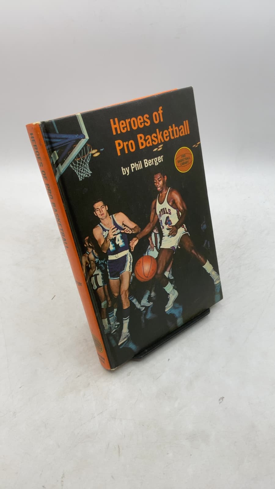 Heroes of Pro Basketball by Phil Berger - front cover