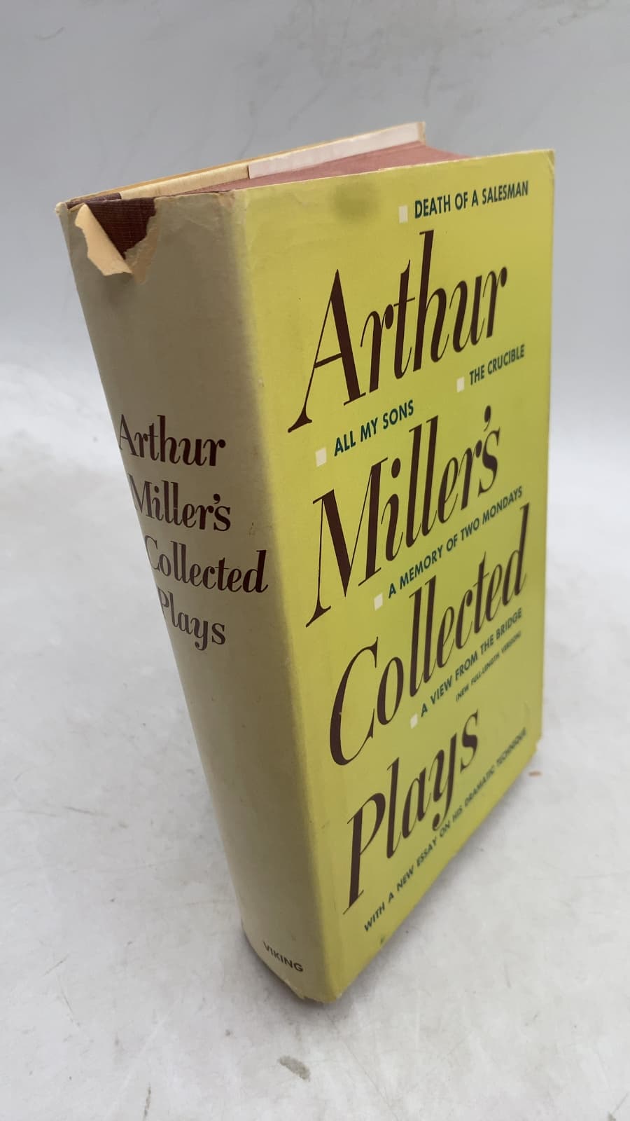 Arthur Miller's Collected Plays by Arthur Miller - front cover