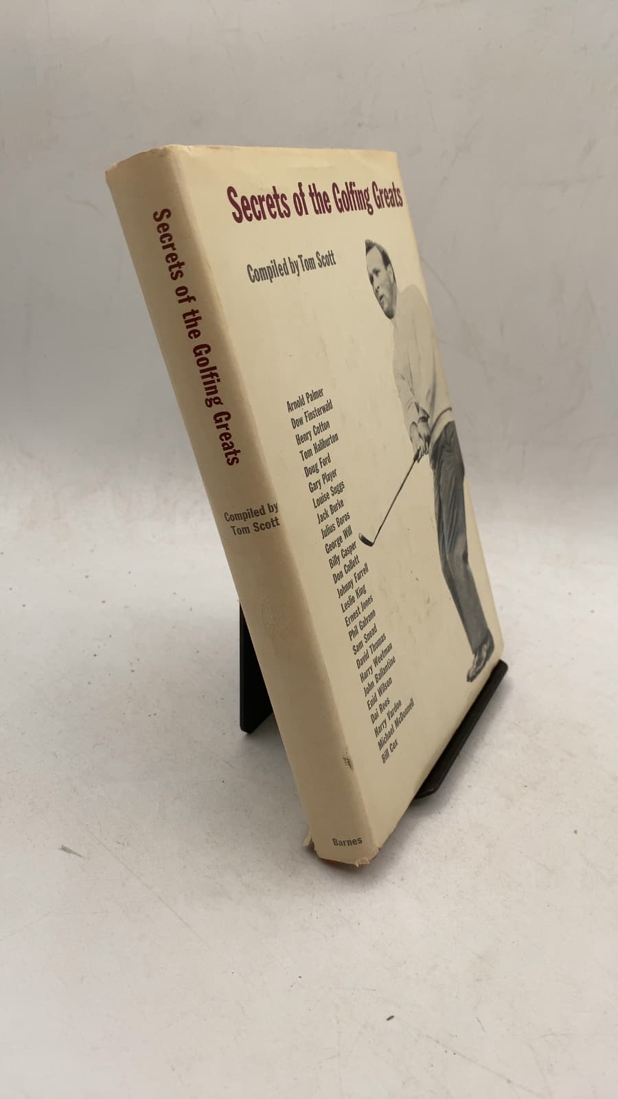 Secrets of the Golfing Greats by Compiled by Tom Scott - front cover