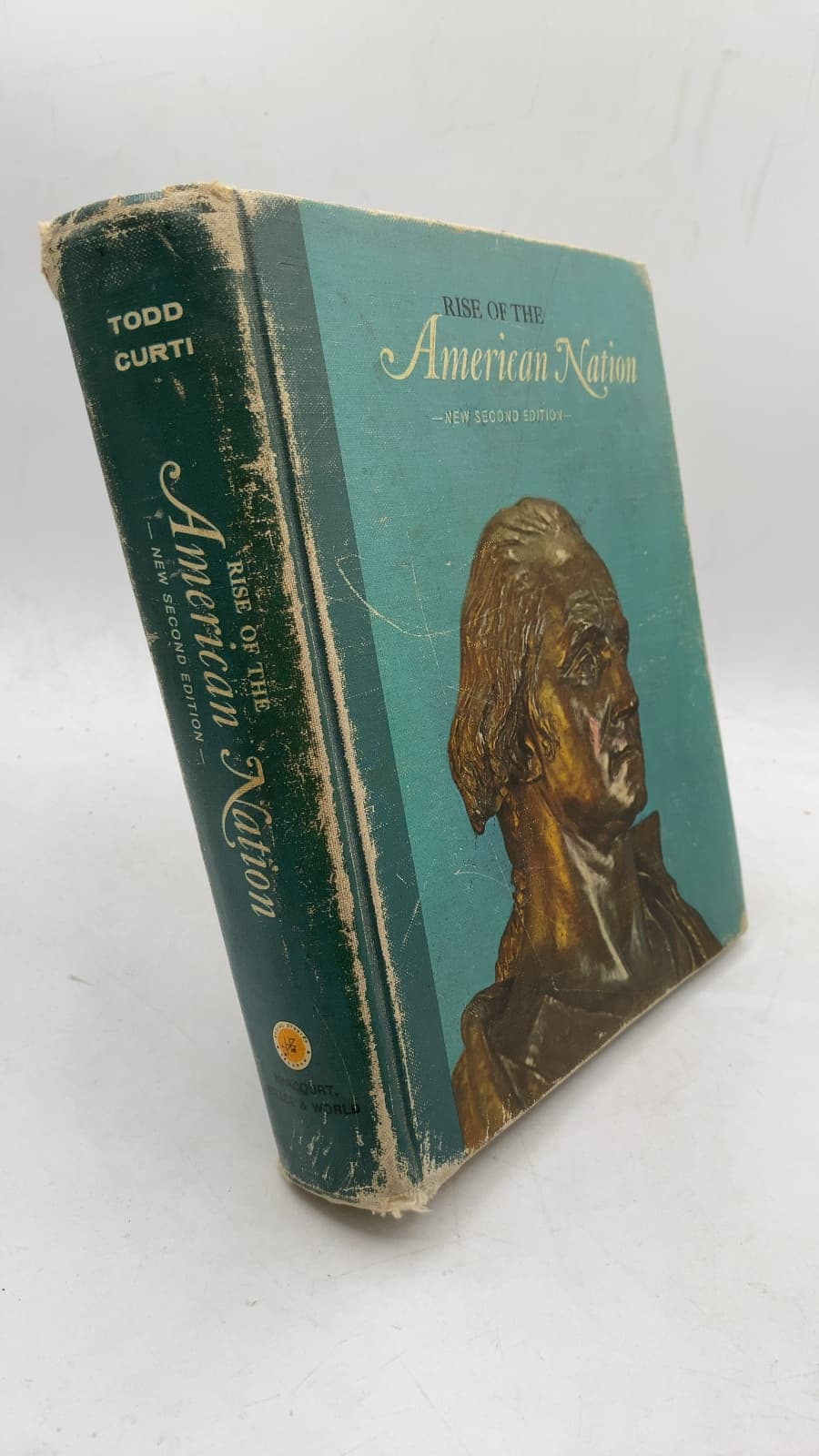 Rise of the American Nation: New Second Edition by Lewis Paul Todd and Merle Curti - front cover