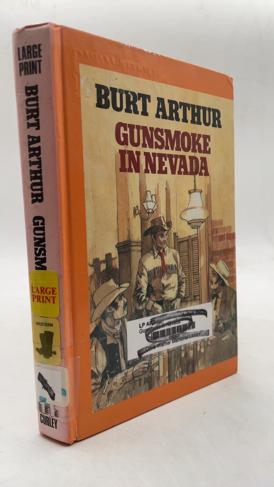 Gunsmoke in Nevada by Burt Arthur - front cover