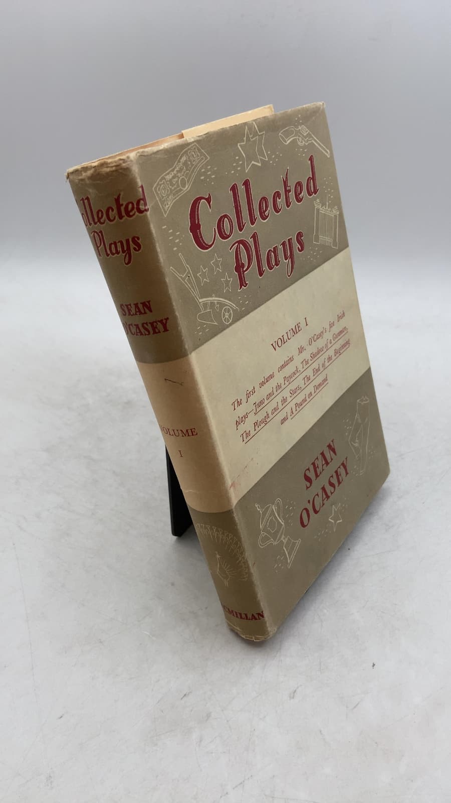 Collected Plays, Volume One by Sean O'Casey - front cover