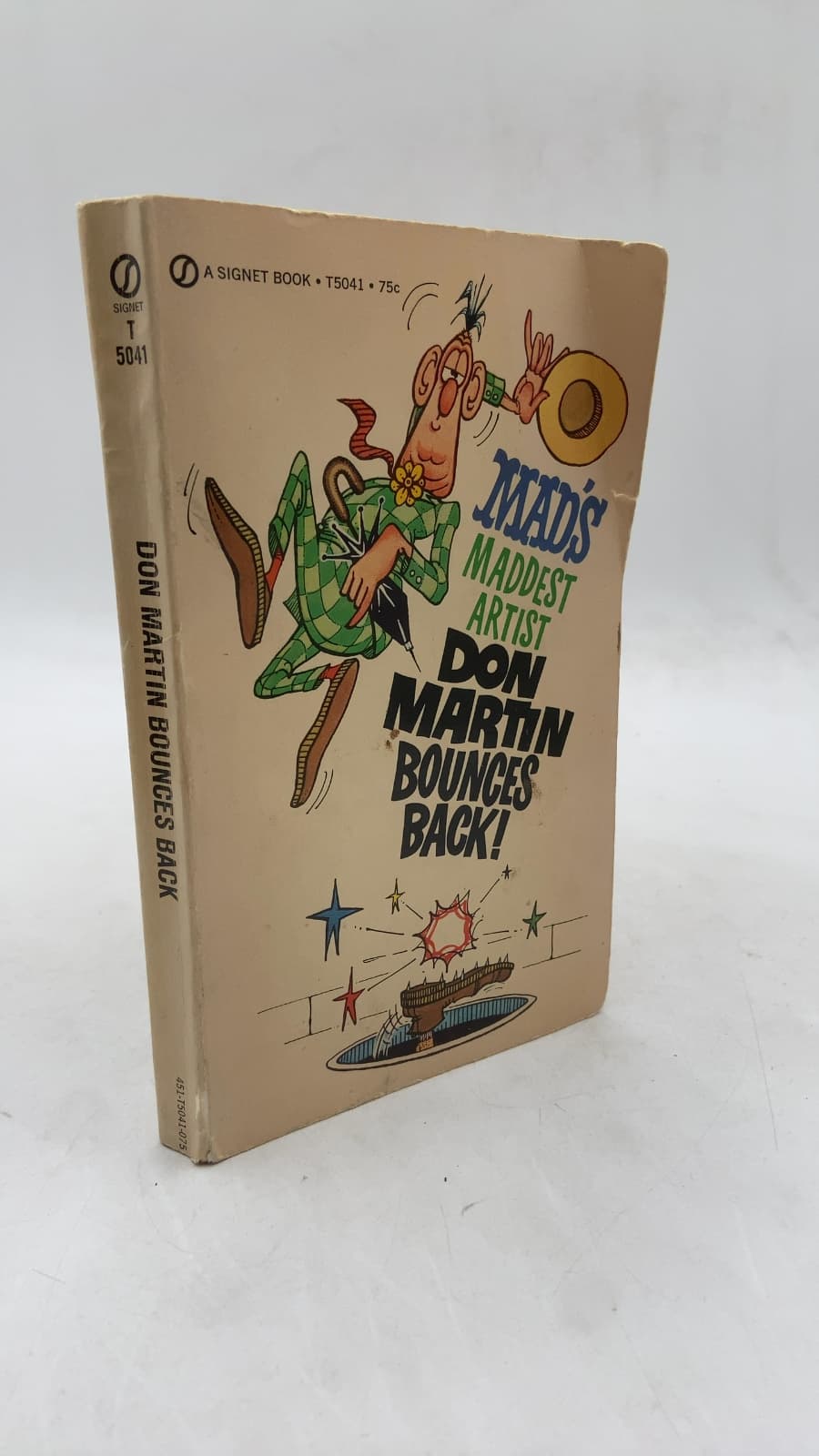 MAD's Maddest Artist Don Martin Bounces Back! by Don Martin and E. Solomon Rosenblum - front cover