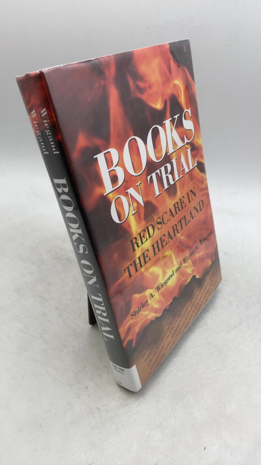 Books on Trial: Red Scare in the Heartland by Shirley A. Wiegand and Wayne A. Wiegand - front cover