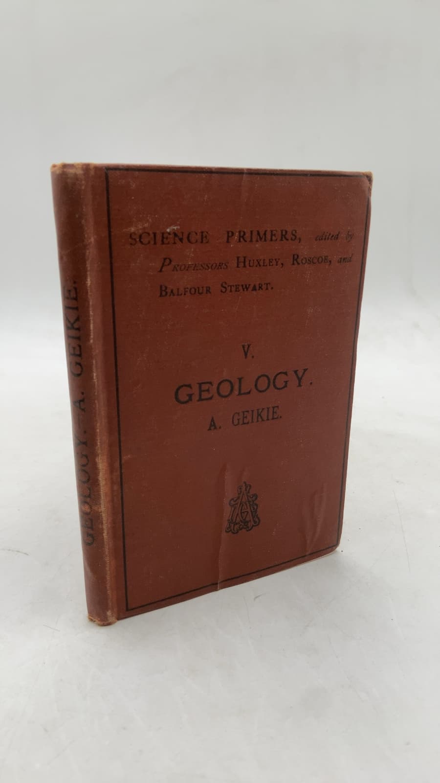 Geology by Archibald Geikie - front cover