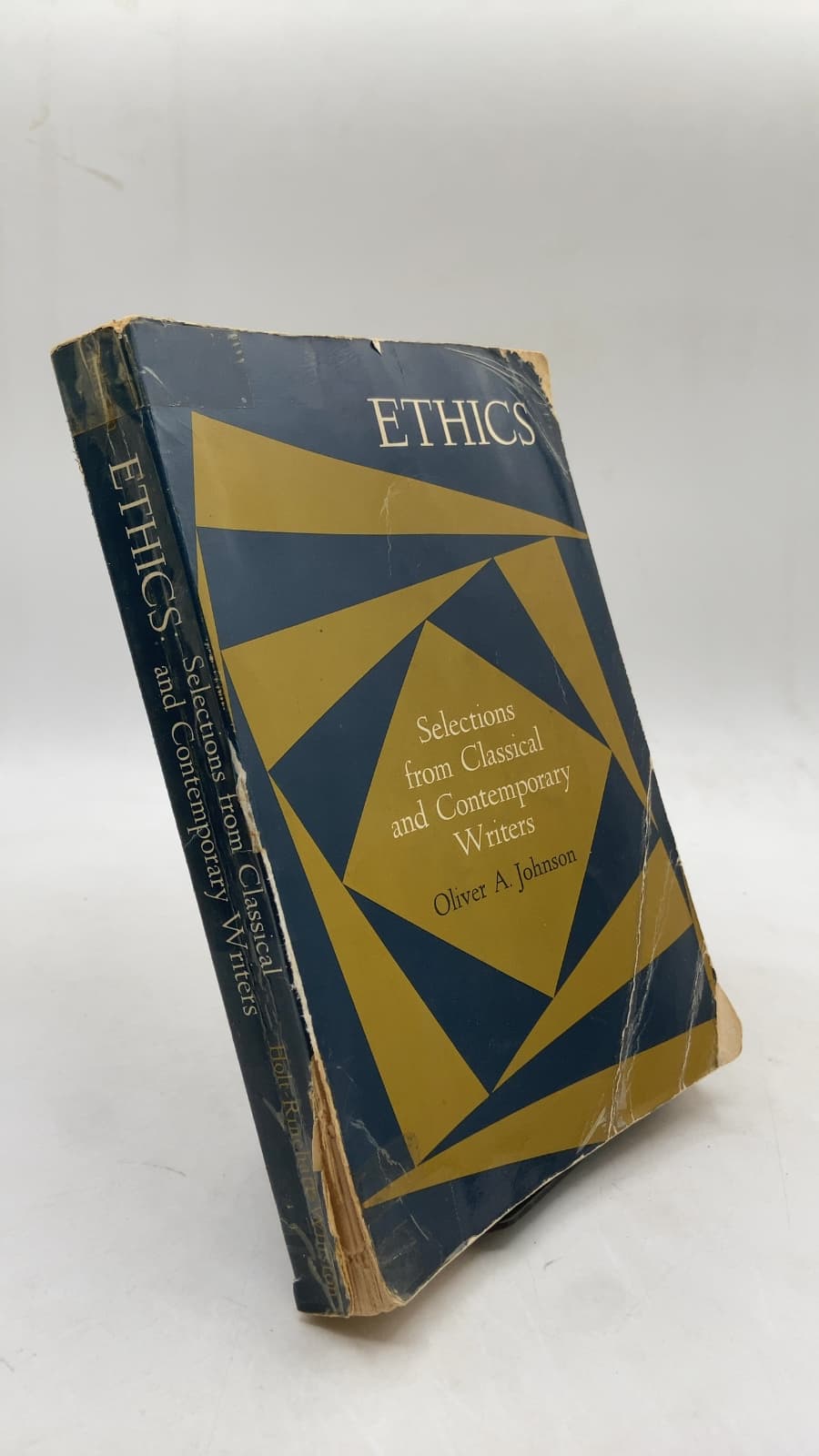 ETHICS Selections from Classical and Contemporary Writers by Oliver A. Johnson - front cover