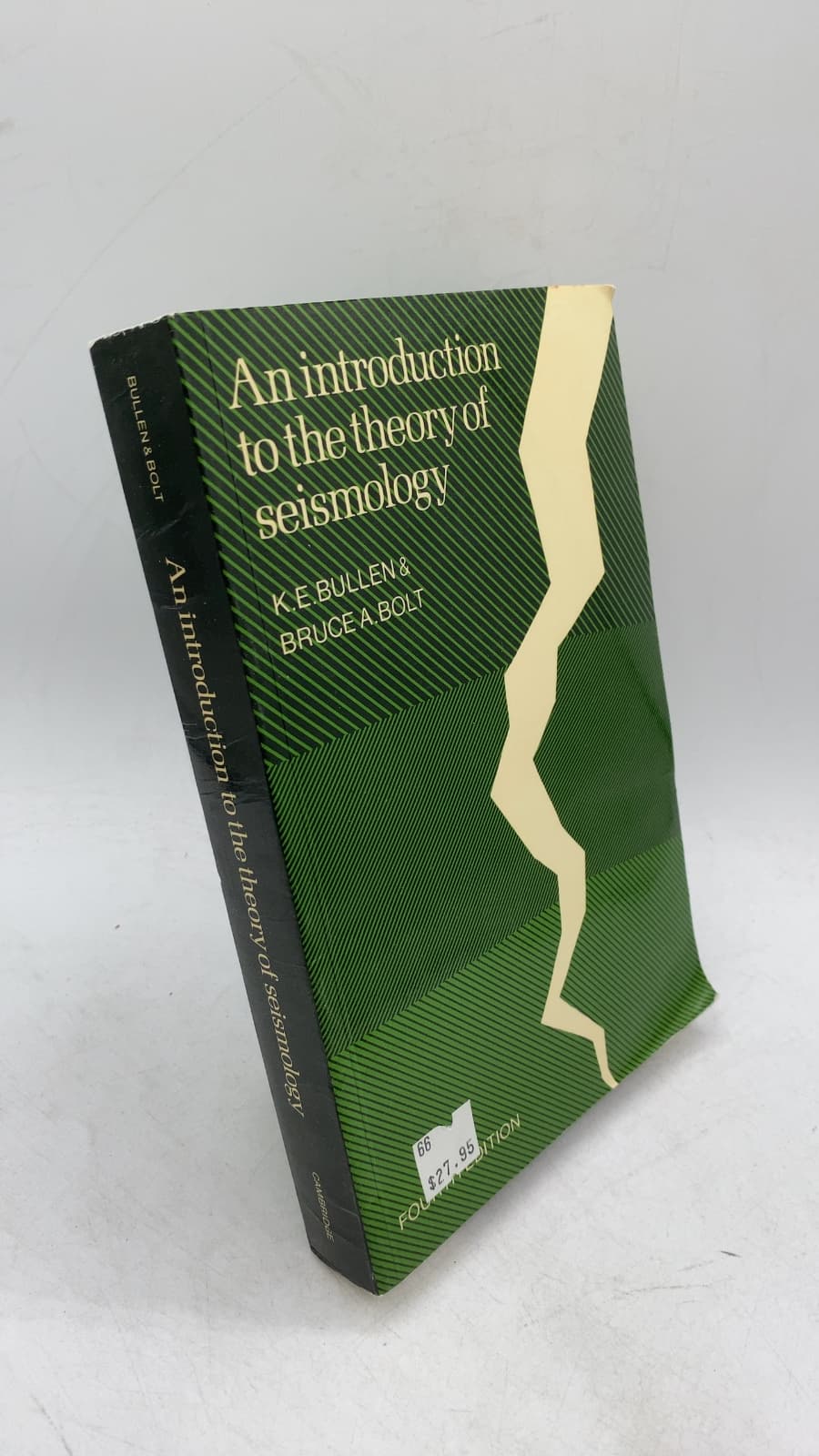 An introduction to the theory of seismology by K.E. Bullen & Bruce A. Bolt - front cover