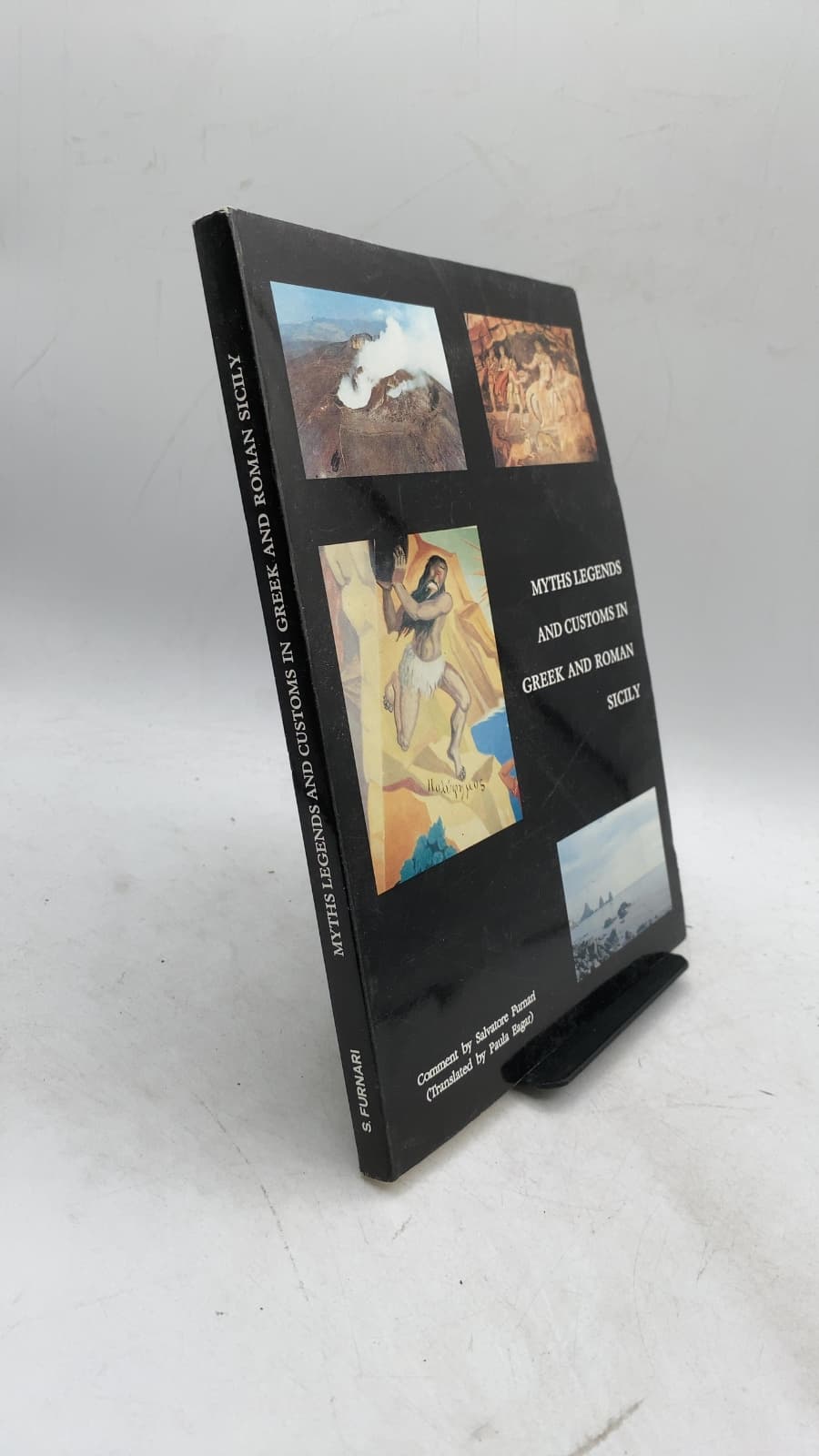 Myths Legends AND Customs IN Greek AND Roman Sicily by Salvatore Furnari - front cover