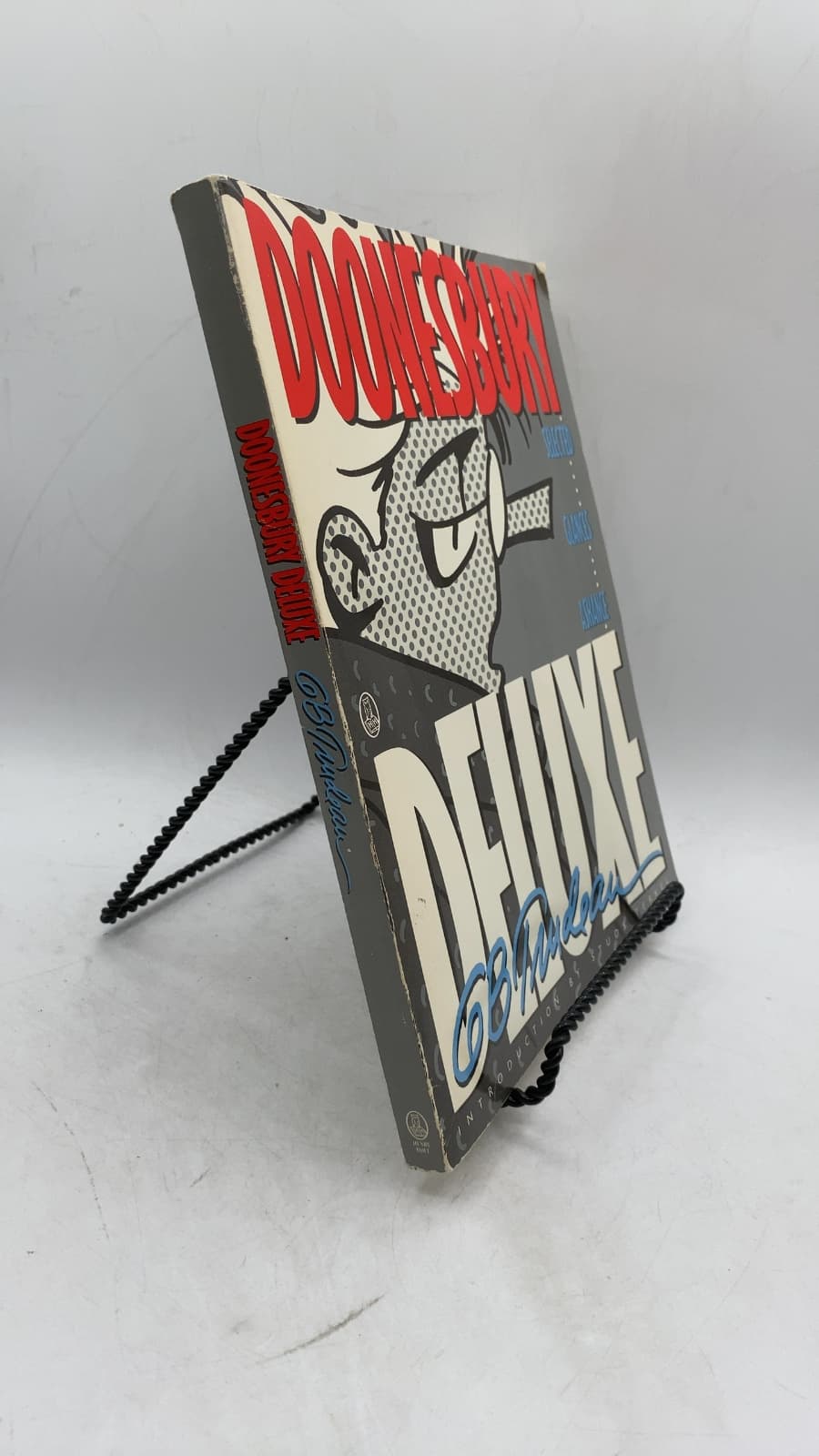 Doonesbury Deluxe: Selected Glances Askance by G.B. Trudeau - front cover