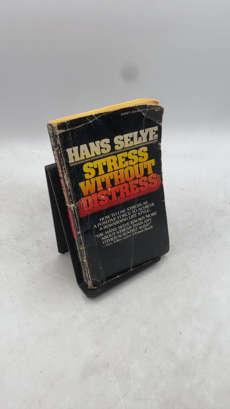 Stress without Distress by Hans Selye, M.D. - front cover