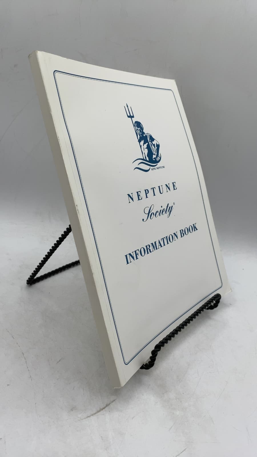 Neptune Society Information Book - front cover