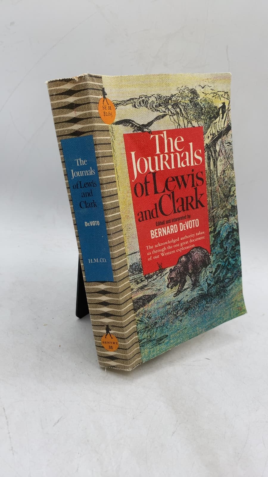 The Journals of Lewis and Clark by Bernard DeVoto - front cover
