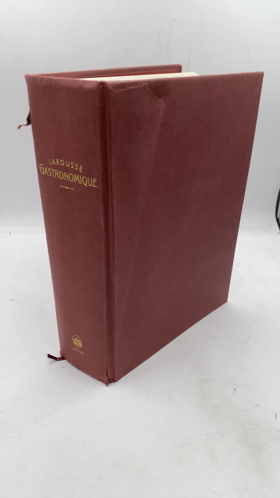 Larousse Gastronomique by Joël Robuchon (President of the Gastronomic Committee) - front cover
