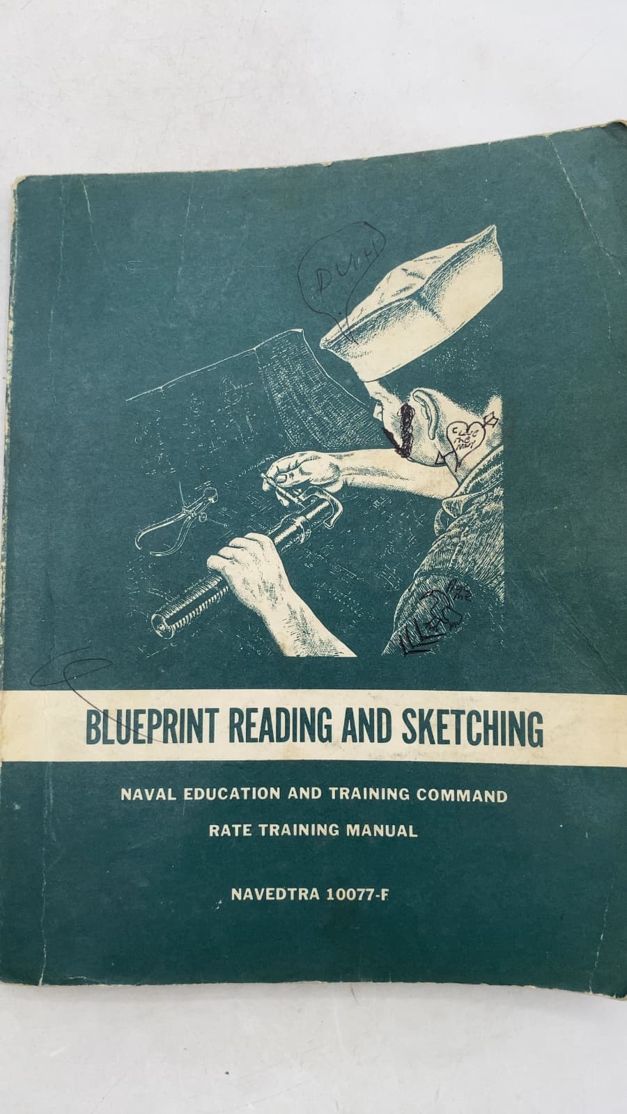 Blueprint Reading and Sketching: Naval Education and Training Command Rate Training Manual by Naval Education and Training Program Development Center - title page