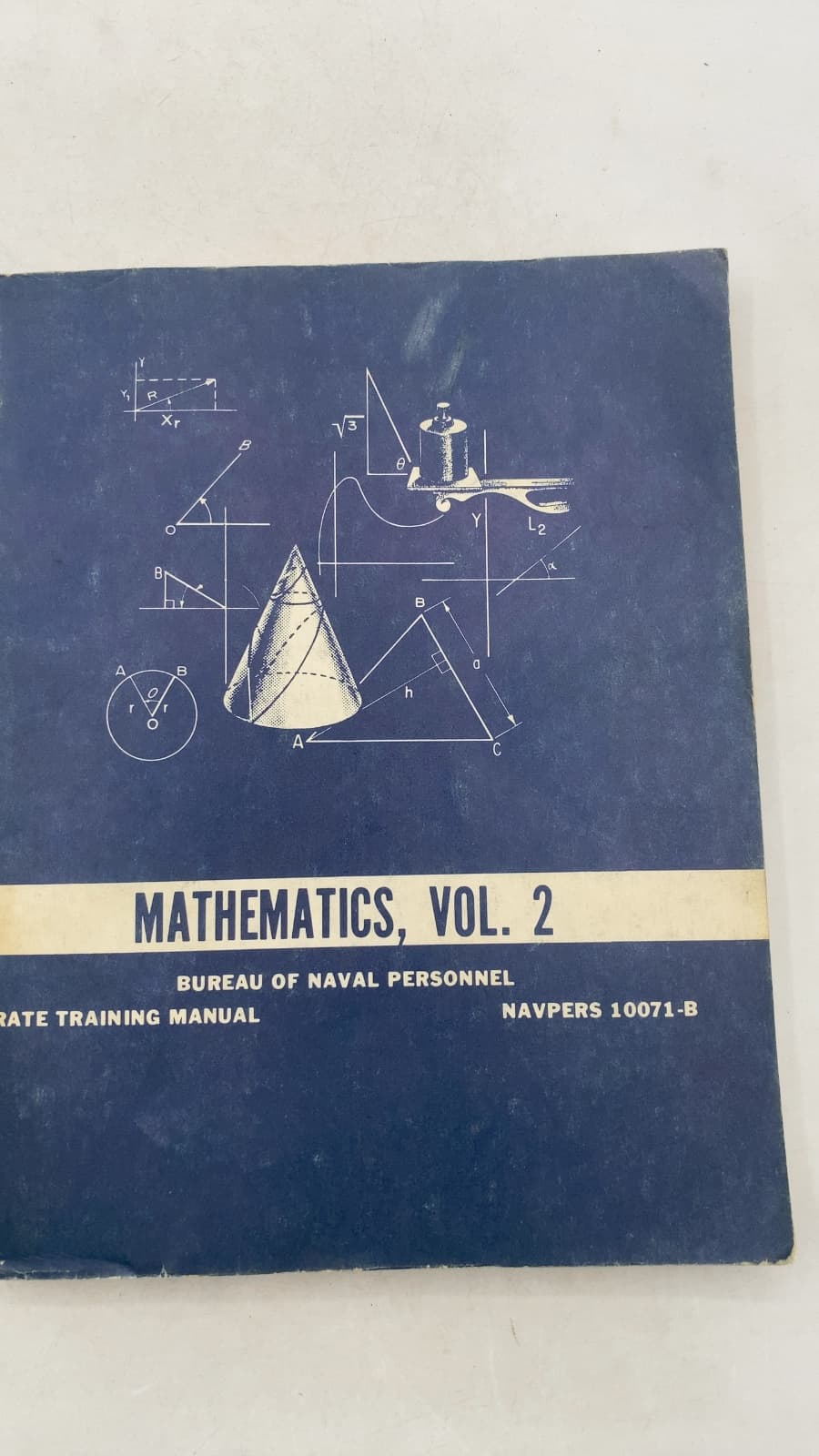 Mathematics, Vol. 2 by Bureau of Naval Personnel - title page